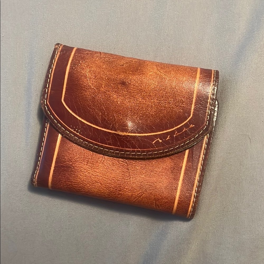 Vintage Brown Leather Wallet